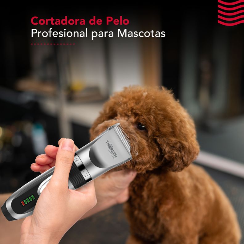 Máquina Corta Pelo Thor Cordless Usb Pet Clipper-3