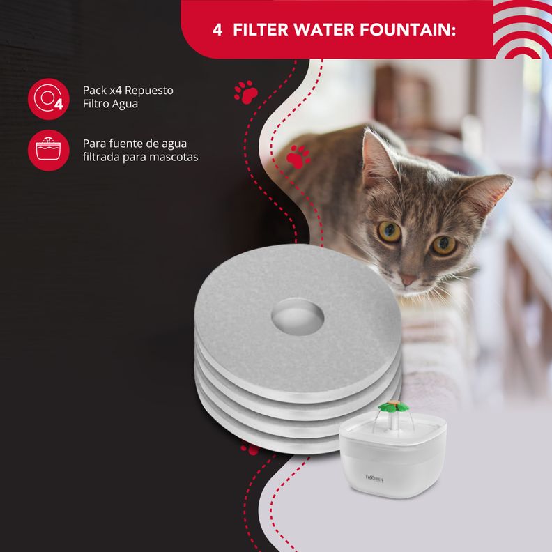 Filtro fuente de Agua Thor 4 Filter Water Fountain-1