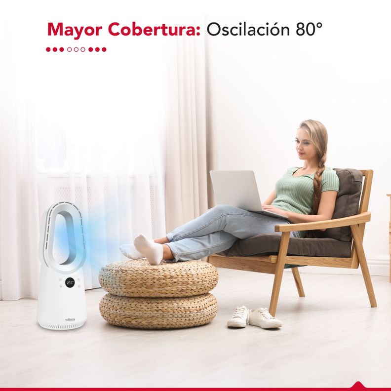 Ventilador Mesa Sin Aspas Digital Thor Bladeless DigiFan-6