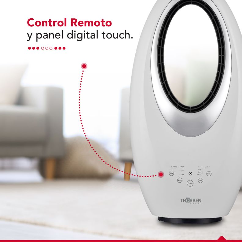 Ventilador & Calefactor Sin Aspas Thor Dual Deco-3