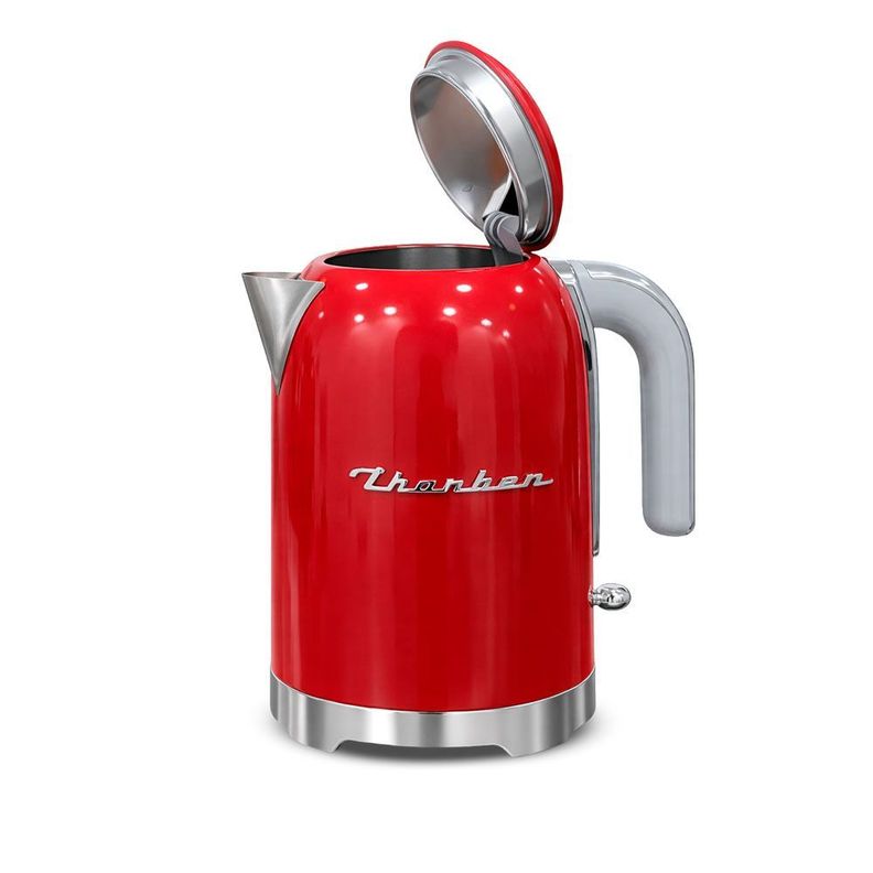 Hervidor Thorben Thor Retro Style Kettlet Red Ferrari Rojo