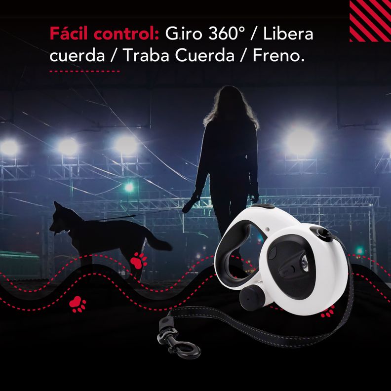 Correa Luminosa Thor Usb Light Leash Plus M-3