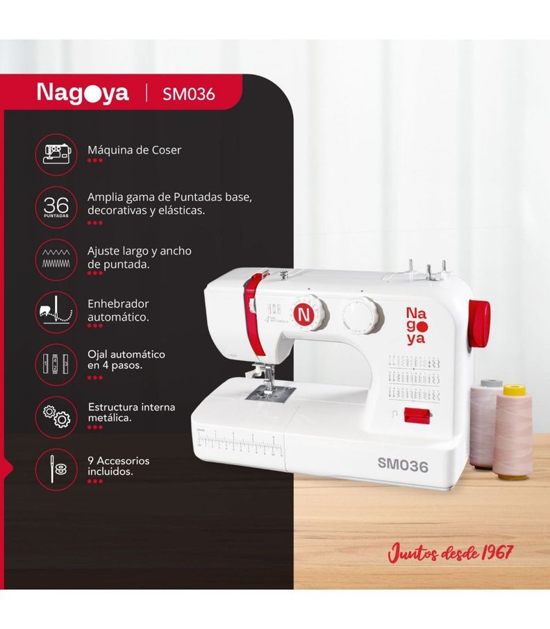 Maquina de Coser 36 Puntadas Nagoya SM 36-1