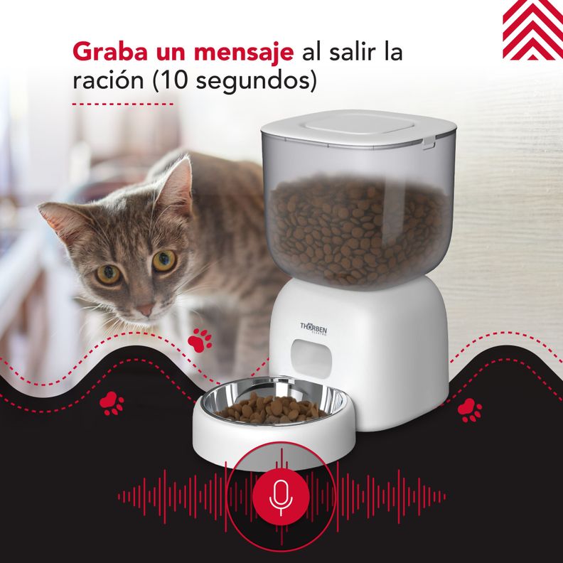 Dispensador Comida Eléctrico Thor Pet Auto Feeder-2