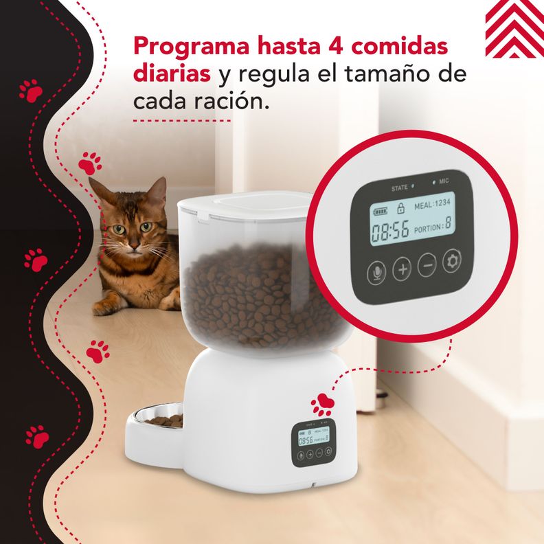 Dispensador Comida Eléctrico Thor Pet Auto Feeder-4