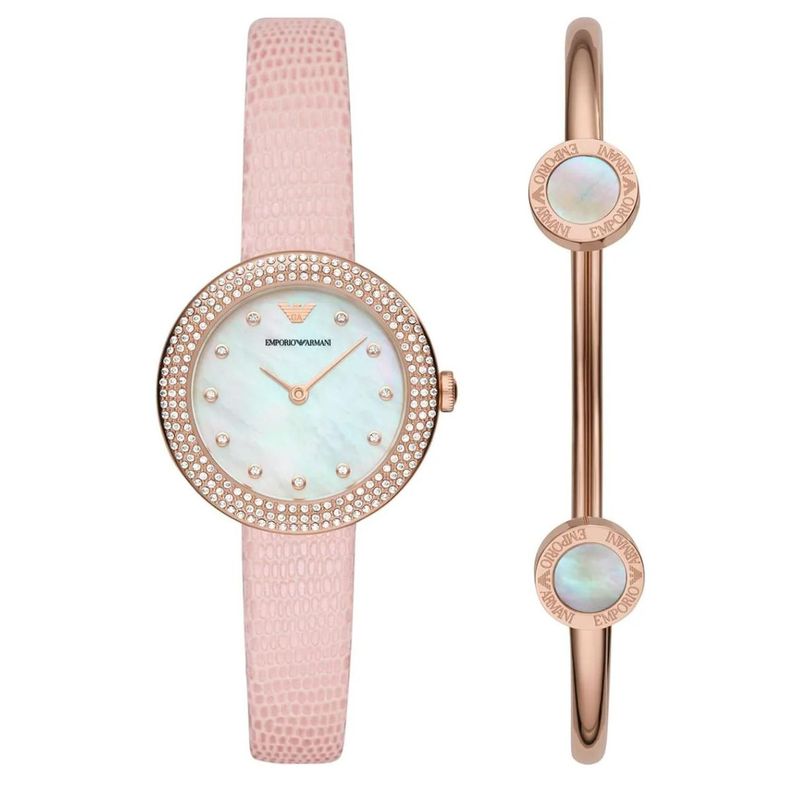 Reloj Emporio Armani Mujer Set Brazalete AR80061-2