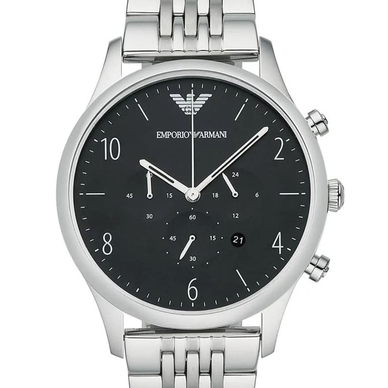 Reloj Emporio Armani Hombre Cronografo AR1863 Plateado