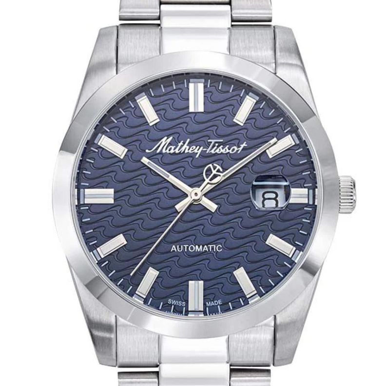 Reloj Mathey-Tissot Hombre Mathy Automatico Azul H1450ATB-0
