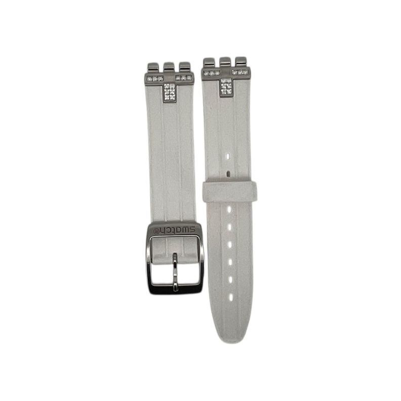 Correa Reloj Swatch AYLS430 16.5mm Blanco 17