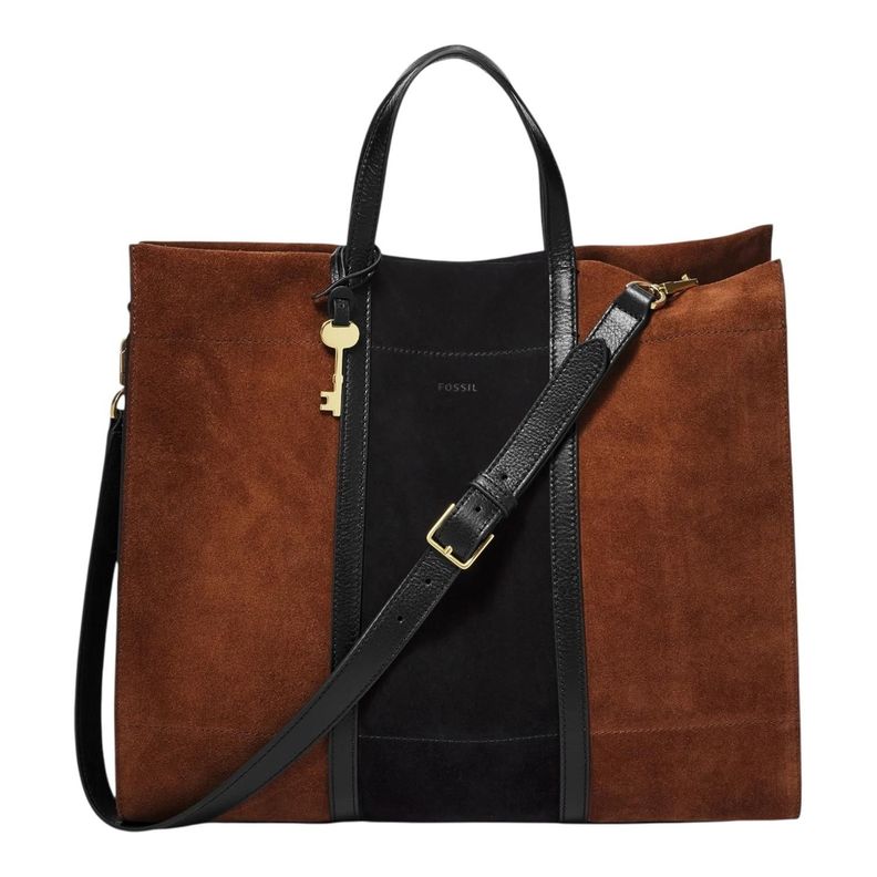 Cartera Mujer Fossil Cuero Carmen Tote ZB7891199 Cafe