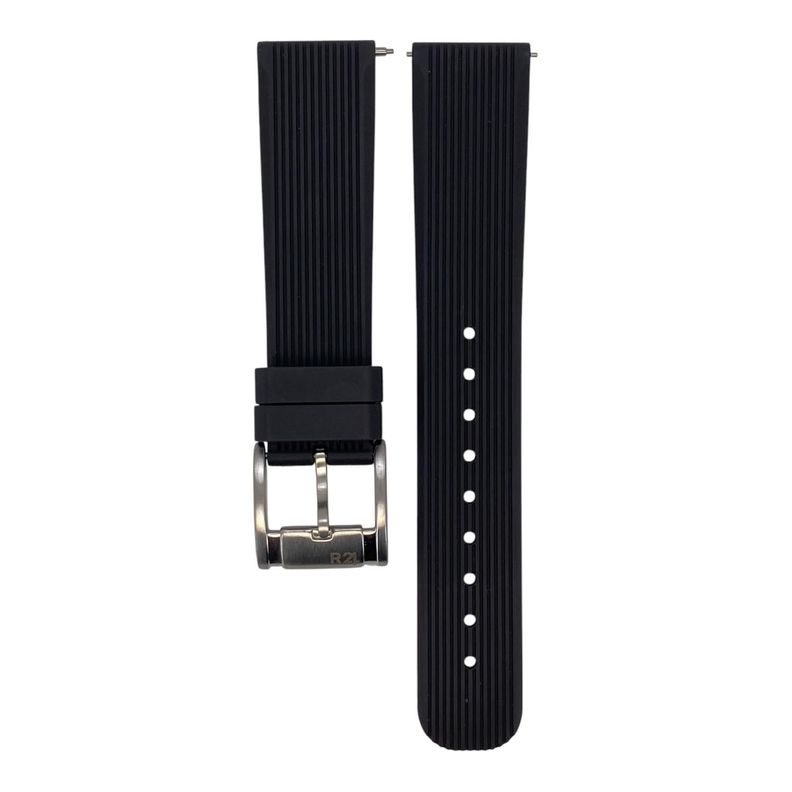 Correa Reloj Caucho FKM R24 Guardian Quick Release Negro 24