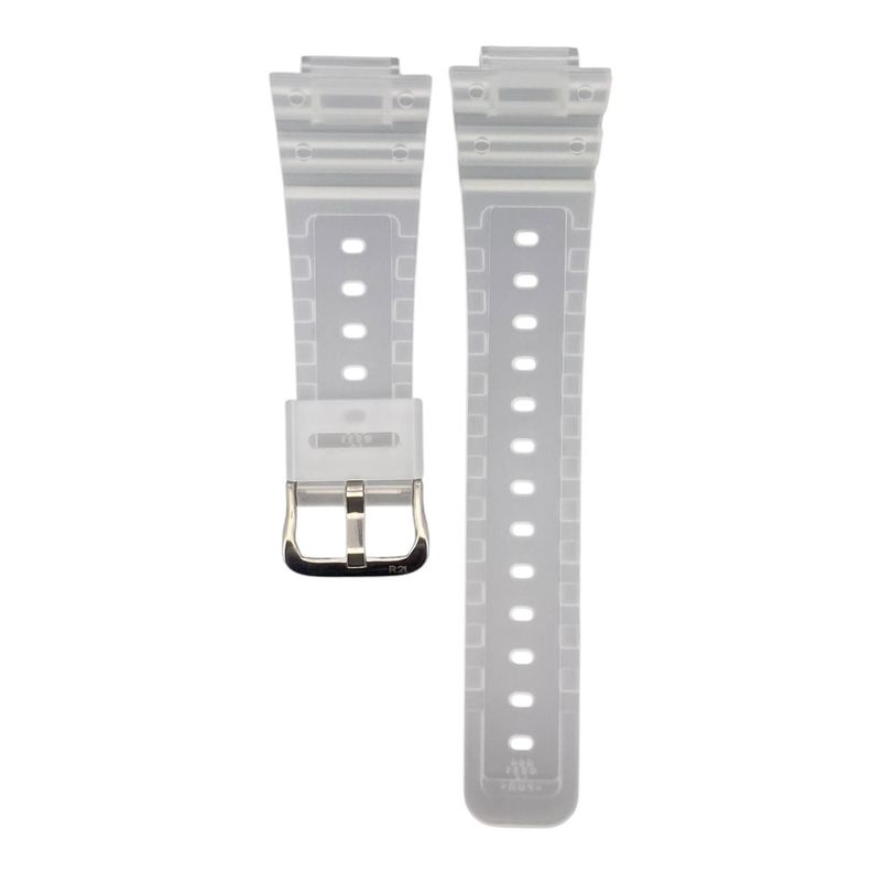 Correa Reloj Caucho R24 Tormenta Para G-Shock 5600 Transparente 16