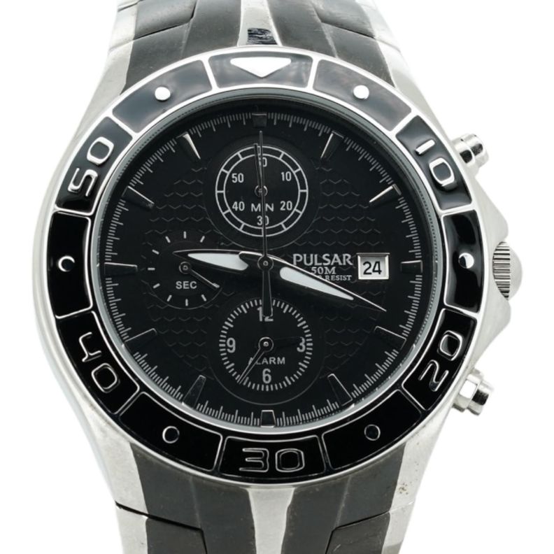 Reloj Pulsar Hombre PF3827 Plateado 46