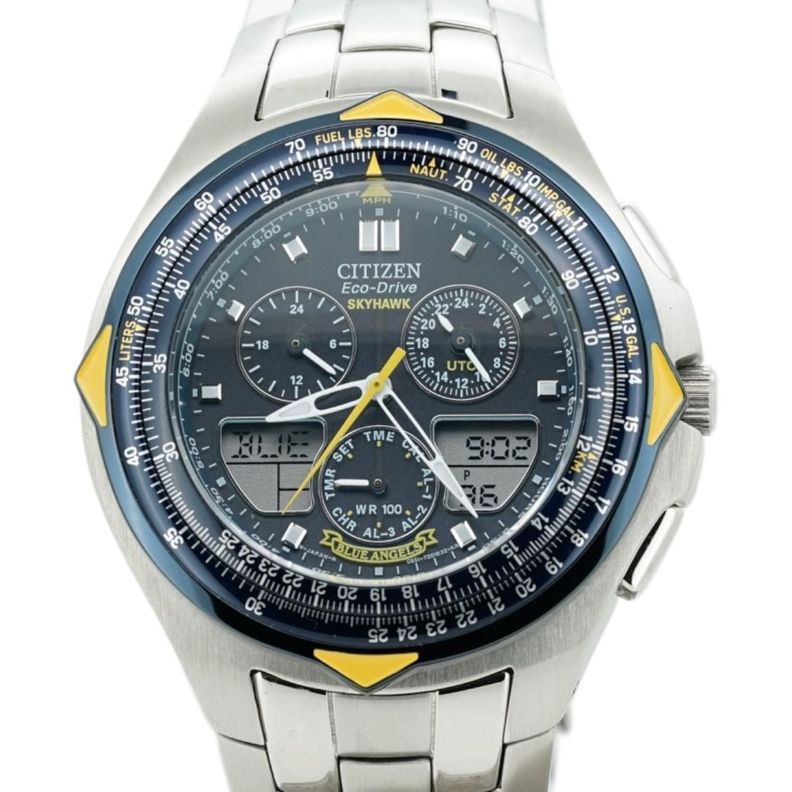 Reloj Citizen Hombre Solar JR3080-51L Plateado 43