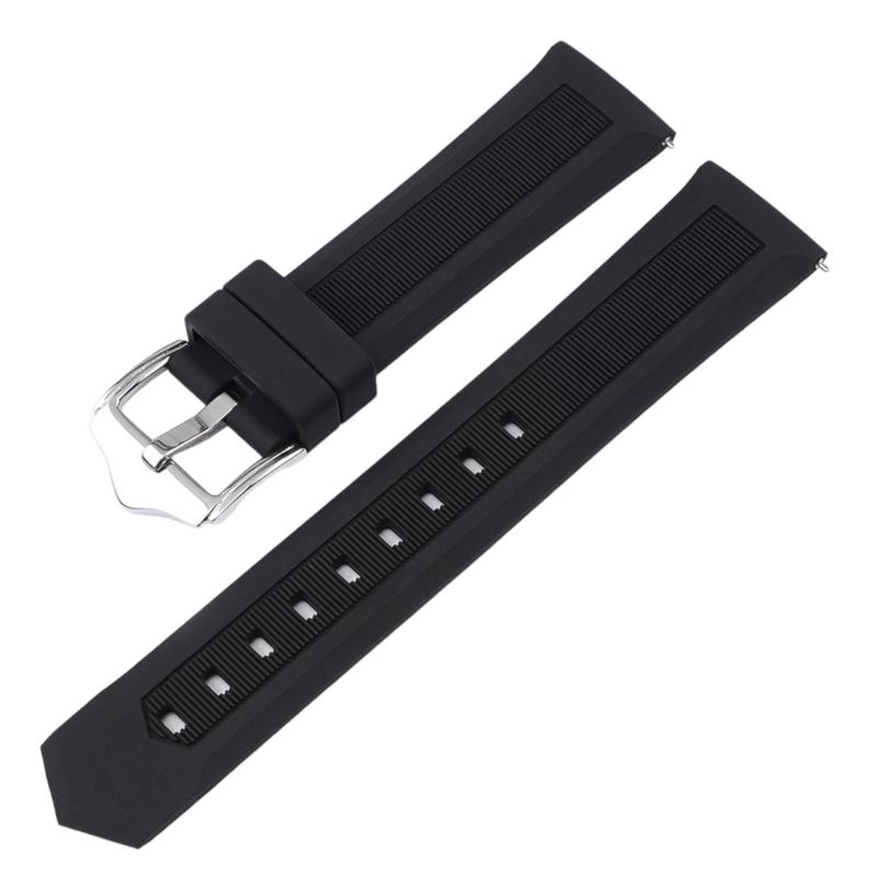 Correa Reloj Caucho R24 Ciclon Quick Release Negro 16