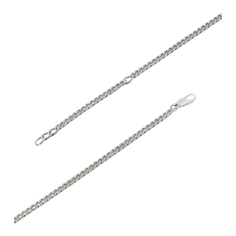 Collar Gucci Unisex Enamel Tag Plata-2