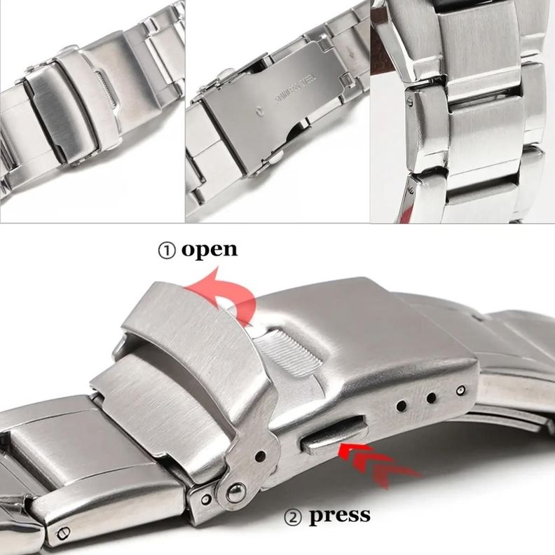 Correa Reloj Acero Inoxidable R24 para G-Shock Series GST-3