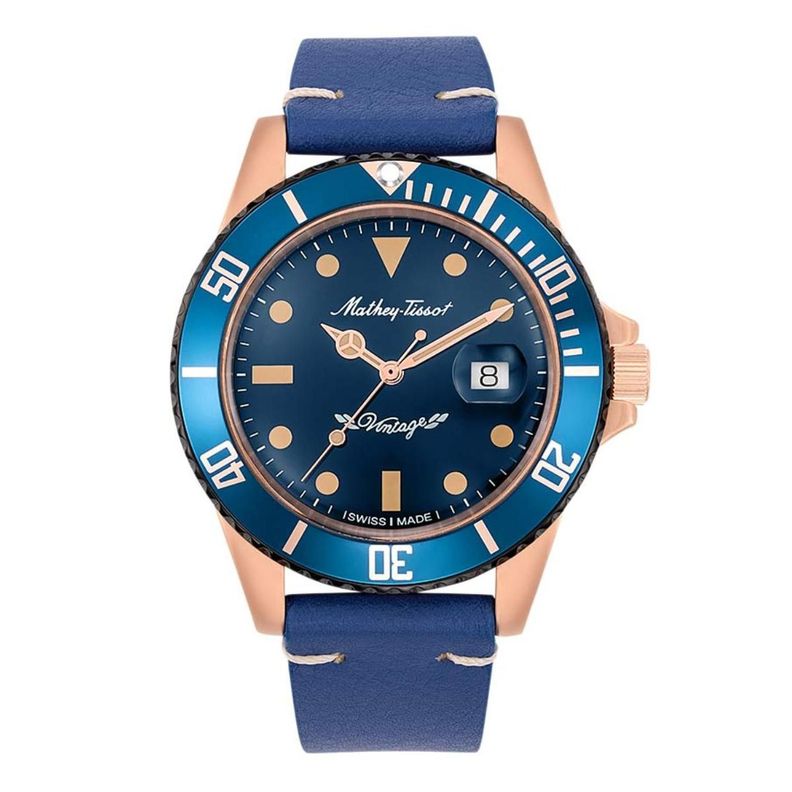 Reloj Mathey-Tissot Hombre Mathy Vintage Automatico H901BZBU-1