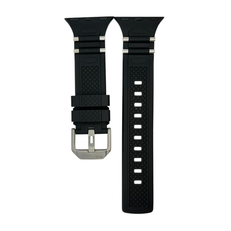 Correa Reloj Silicona R24 Nautic Apple Watch Negro 42