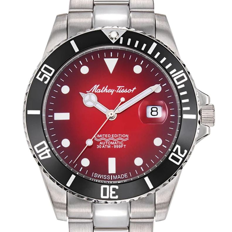 Reloj Mathey-Tissot Hombre Mathy Vintage Jumbo Automatico Rojo H907ATNR-0