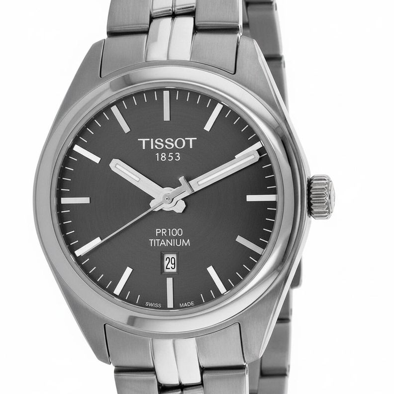 Reloj Tissot Mujer Pr100 Titanium T1012104406100