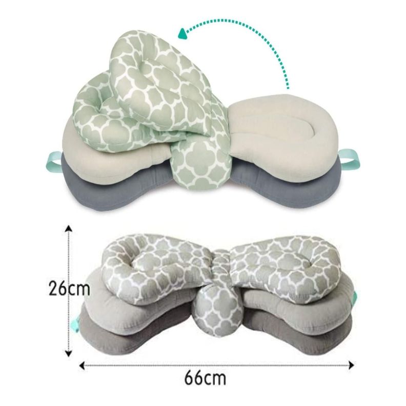 Almohada Cojin Para Lactancia Amamantar Infantil Verde-2