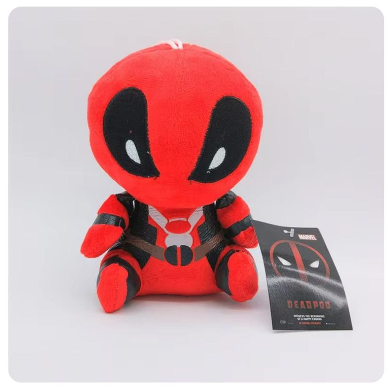 Juguete Peluche DeadPool 20cm Rojo Felpa Infantil-3