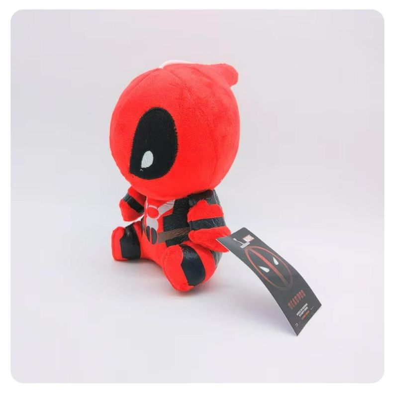 Juguete Peluche DeadPool 20cm Rojo Felpa Infantil-4