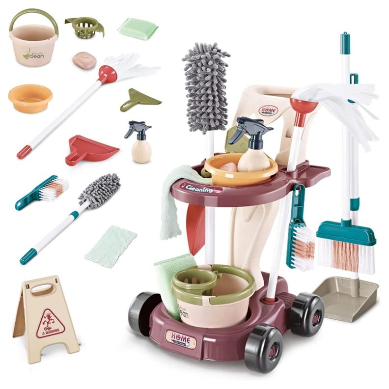 Juguete Articulos De Limpieza Y Aseo 20 Piezas Infantil-5
