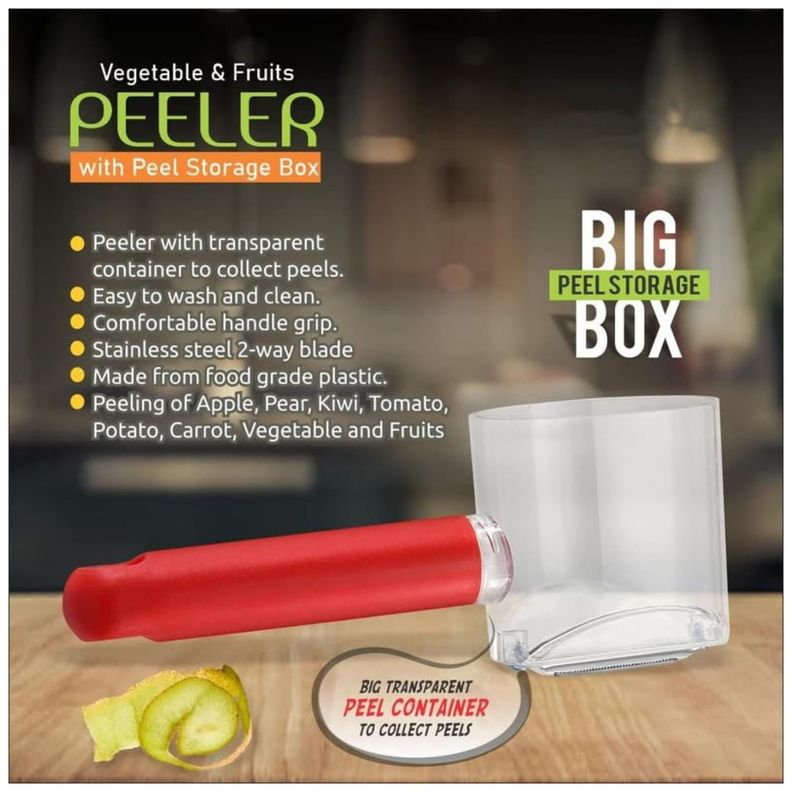 Pelador Manual De Verduras Y Frutas Con Deposito-5