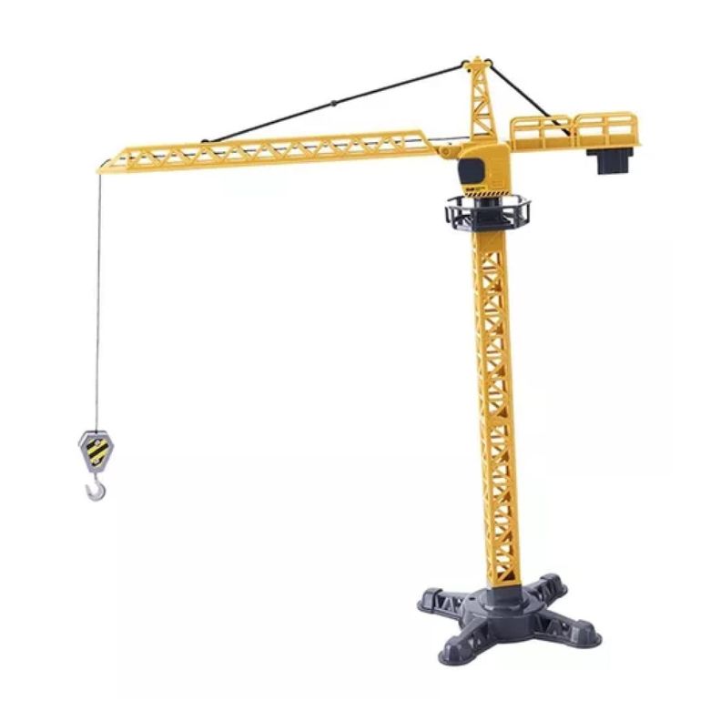 Juguete Grua Torre Elevadora 40x40x17cm Amarillo Infantil-0