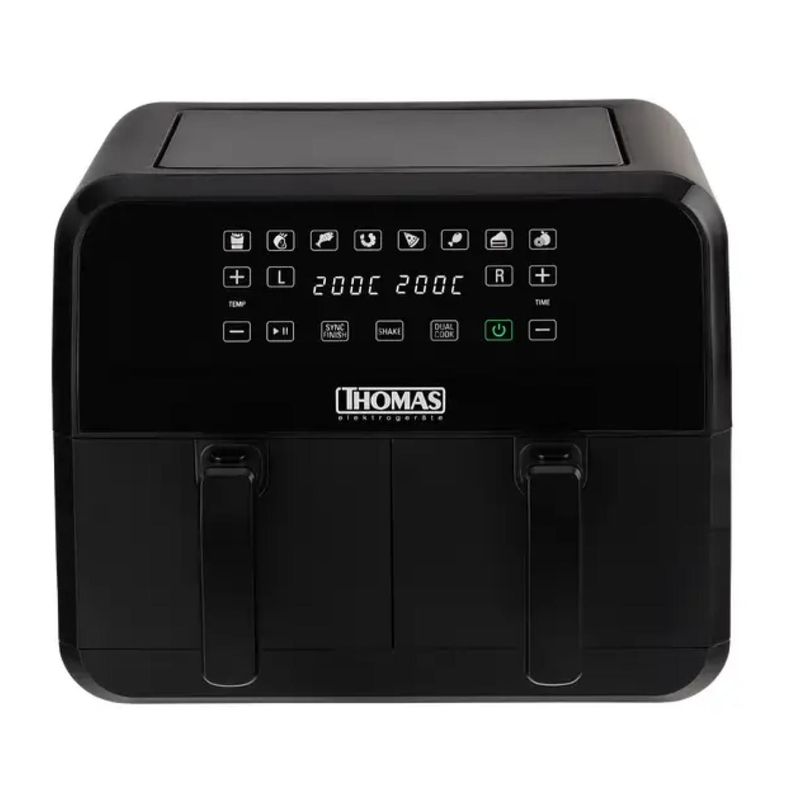 Freidora De Aire Air Fryer Digital 2 Canastas 4L C/U TH-AF80DI Thomas-0