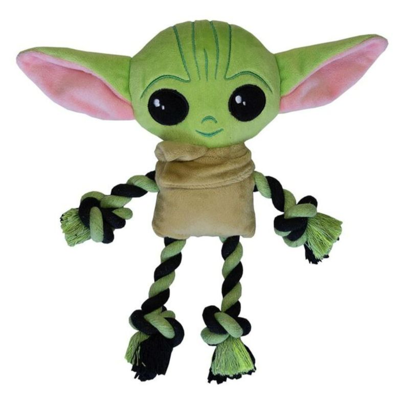 Juguete Interactivo Para Mascotas Baby Yoda Tierno Verde-0