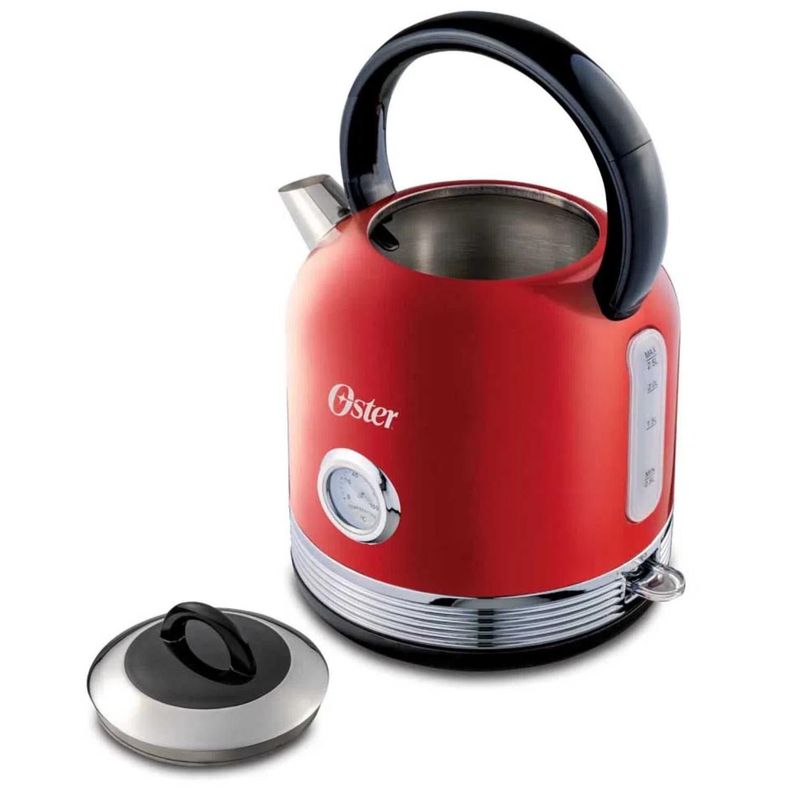 Hervidor Electrico 2.5L 1850W Roja Oster-1