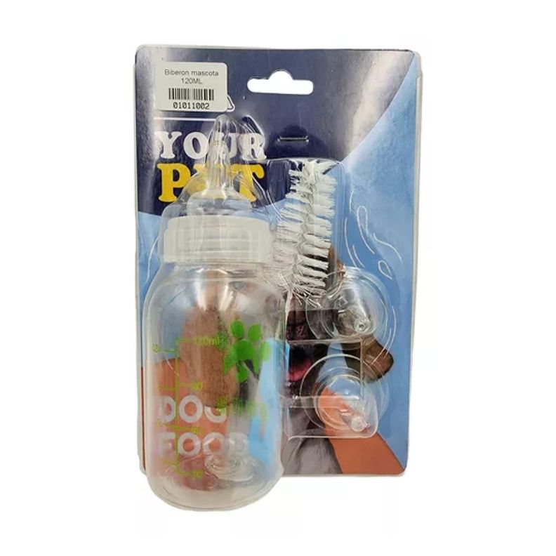 Mamadera Biberon Tetero Para Perros Y Gatos Mascotas 120ml-0