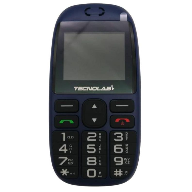 Telefono Senior Adulto Mayor 4G Azul Doble SIM Card-0
