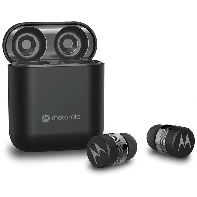 Audifonos Bluetooth TWS Recargables Negro Buds 120 Motorola-1