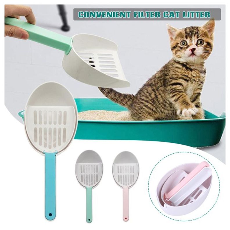 Pala Para Arena De Gatos Con Doble Pala Para Limpieza-2