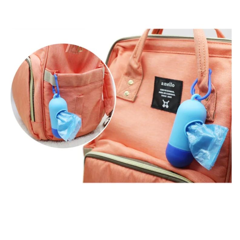 Dispensador De Bolsas Para Desechos Fecas Para Mascotas-3