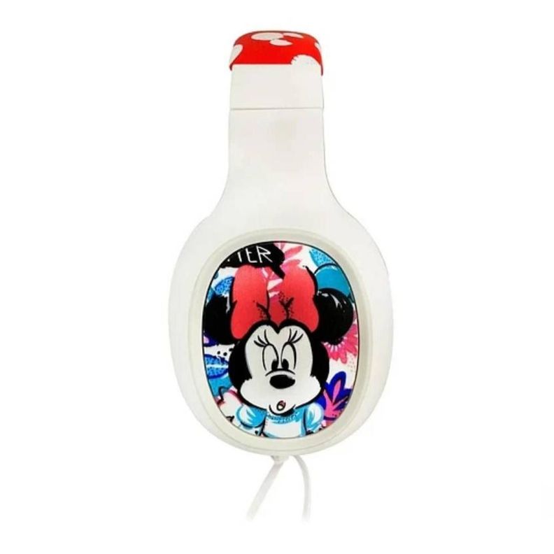 Audifonos Manos Libres OverEar Infantil Blanco Minnie Mouse-1