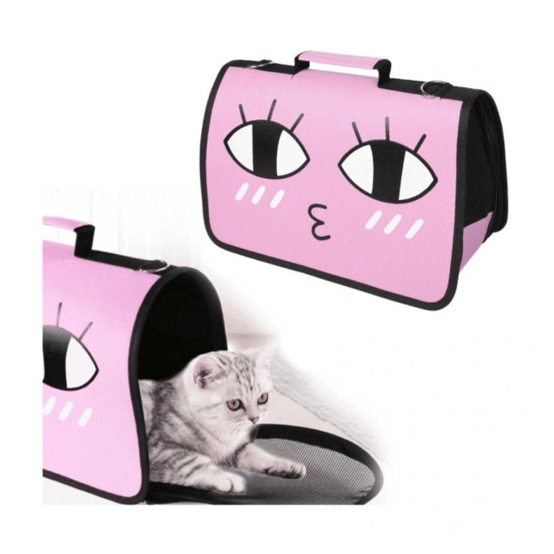 Bolso Transportador De Mascotas Mediano Perro O Gato Viajes-1