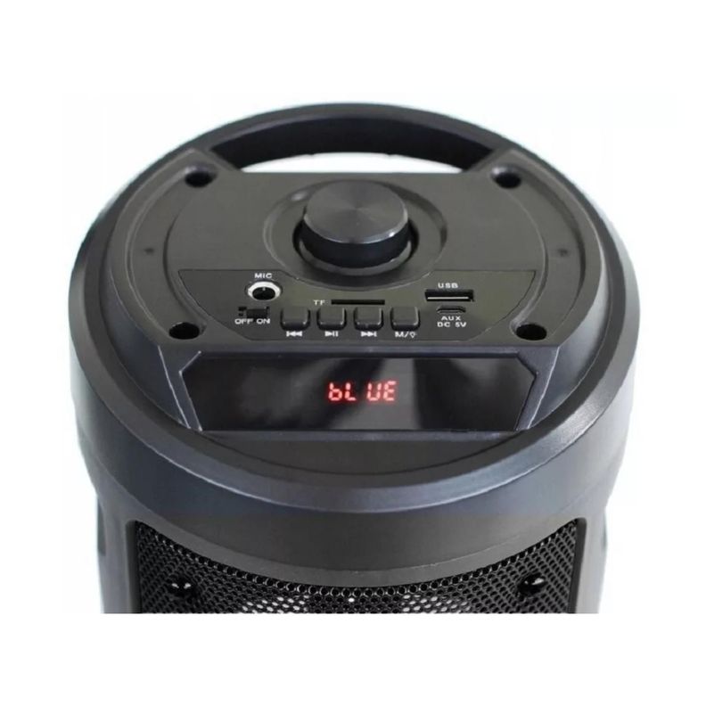 Parlante Bluetooth Microfono USB AUX 12W RMS LED LBPB4200 LBN-2