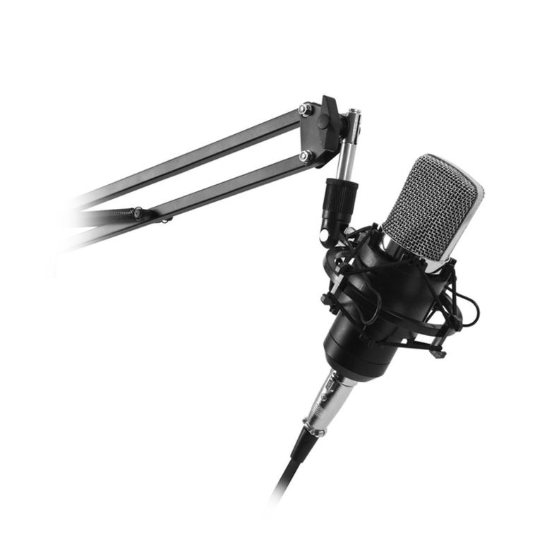 Kit Estudio Studio Microfono USB Antipop Soporte Atril Philco-0