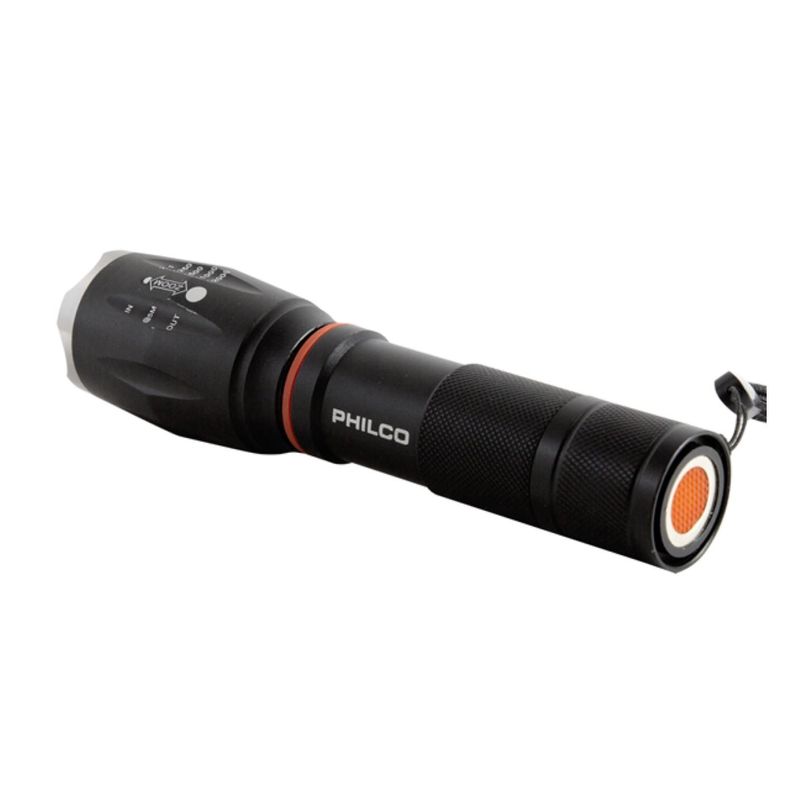 Linterna LED Tipo Cree 2 Luces 1000L W936 Philco-0