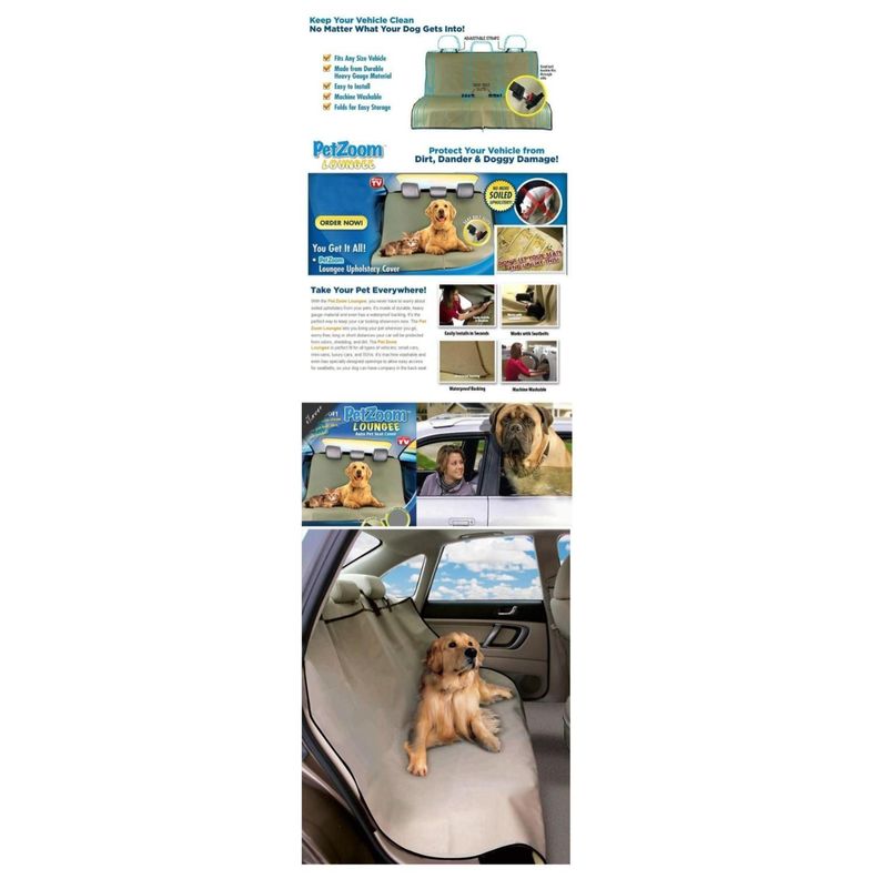 Cubre Cojin De Autos Para Mascotas A Prueba De Agua-2