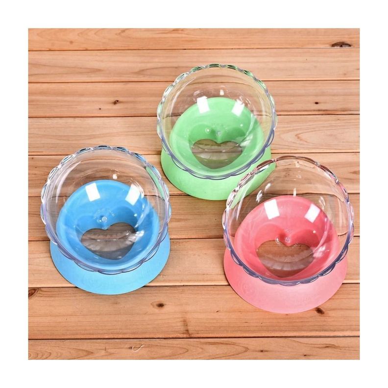 Plato De Alimento Antideslizante Con Bowl Perros Mascotas-3