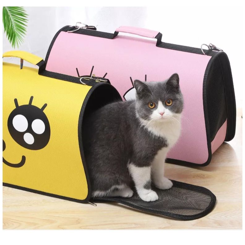 Bolso Transportador Mascotas Mediano Perro O Gato Viajes-2