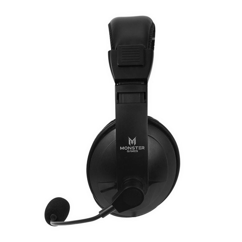 Audifono Gamer Over Ear Jack 3.5 Ps4 Ps5 Pc Negro Monster Games-1