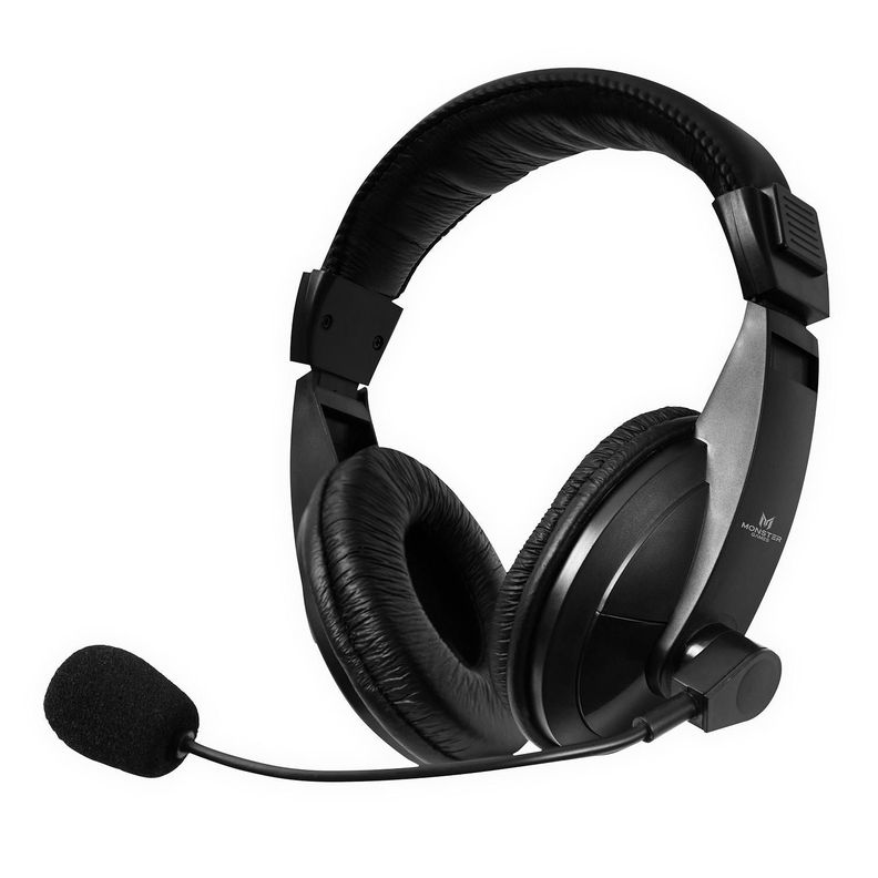 Audifono Gamer Over Ear Jack 3.5 Ps4 Ps5 Pc Negro Monster Games-0
