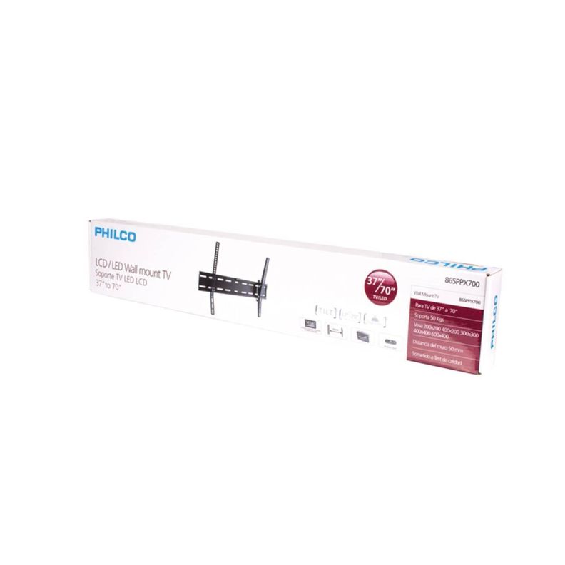 Soporte TV LED LCD Smart Tv 37" A 70" Fijo Metalico Philco-1